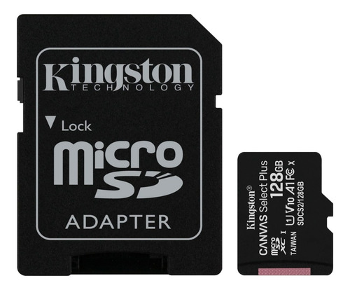 Imagen 2 de 5 de Memoria Micro Sd 128gb Kingston Canvas Juegos A1 Video Fhd