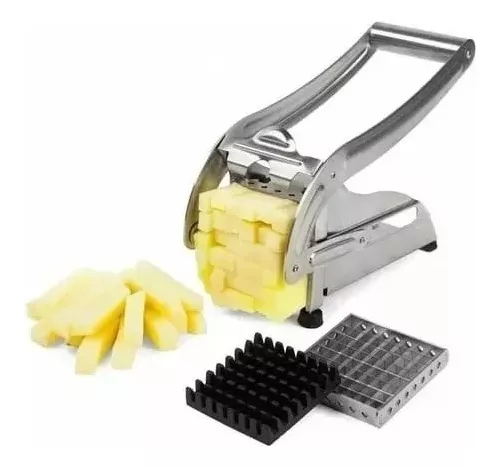 Huanyu Cortador de papas fritas, cortadora manual de papas, cortador  comercial, cortador de frutas, picador de frutas, cortador de alta  resistencia
