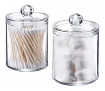 Comprar Organizador Contenedor Hisopos Cotonetes Algodón Acrílico
