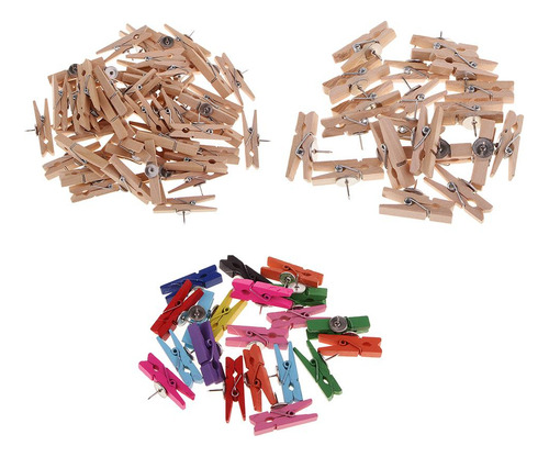 Mini Pinzas De Madera Para Ropa 2 Piezas