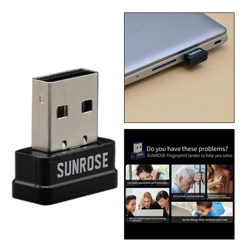 Imagen 3 de 12 de Usb Lector De Huellas Dactilares Identificación