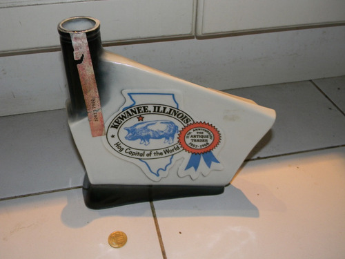Lote 2 Botellas Ceramica Antigua Whisky (Usado)