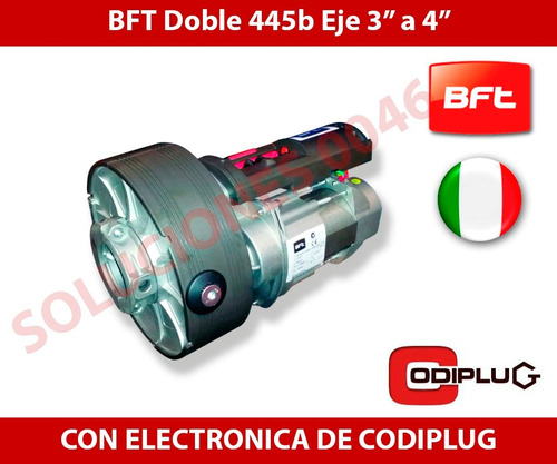 Motor Doble Santa Maria Bft Para Eje 3  A 4  Santamaria