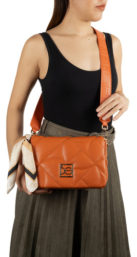 Bolsa Crossbody Cloe Onsamy I Chico Color Marrón