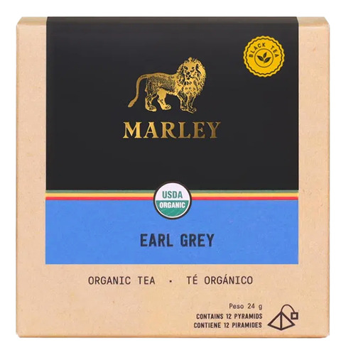 Té Negro Earl Grey | 12 Bolsitas Marley