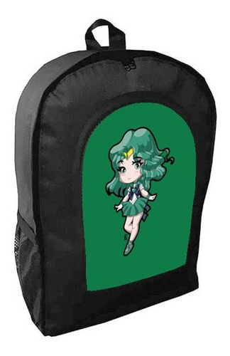 Mochila Negra Sailor Moon Adulto / Escolar T35