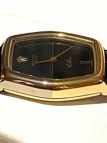 Reloj Rolex Geneve Cellini De Oro 18k/750 Para Dama O (Usado)