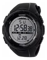 Comprar Reloj Skmei 1025tn Deportivo Color De La Correa Negro Color Del Bisel Negro Color Del Fondo Gris