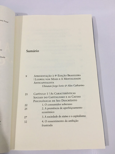 Livro: A Mentalidade Anticapitalista - Ludwig Von Mises - Editora Lvm - T31 (Usado)