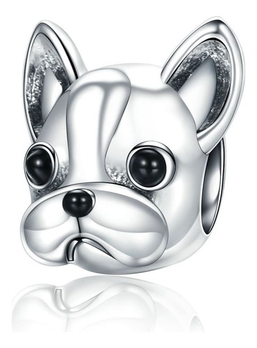 Charm Dije Plata 925 Perro Bulldog / Todojoyas