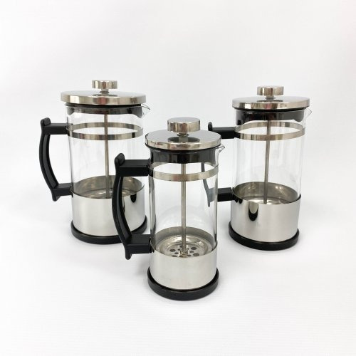 Cafetera Émbolo 600ml Acero Vidrio Pettish Online Cg