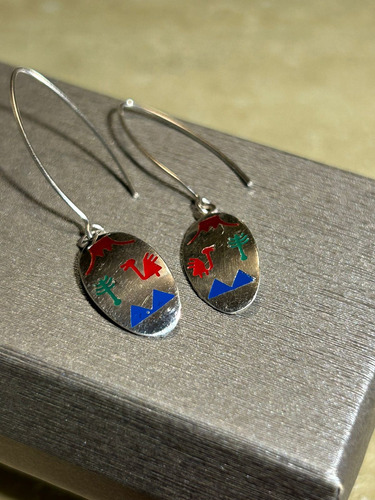 Aros Diaguita Plata Ley 950 C77