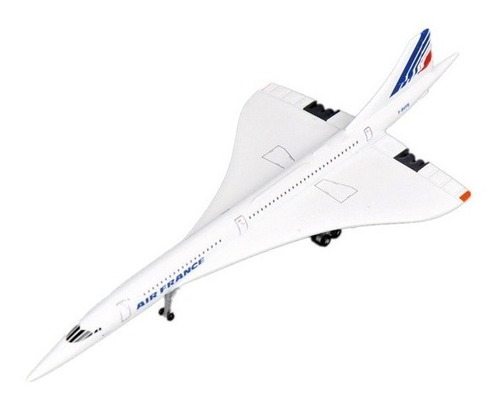 Brinquedo De Modelo De Avião Plano Concorde Escala 1:400