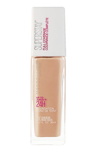 Base Líquida Maybelline Superstay Full Coverage Sun Beige X 