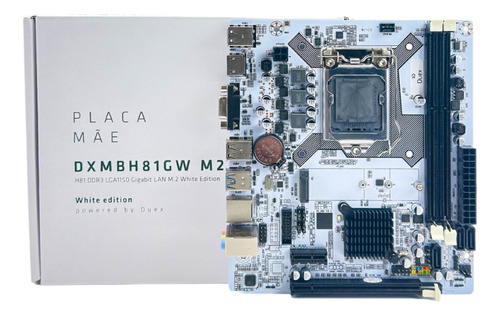 Placa Mãe Lga1150 Duex H81gw Ddr3 Gigabit