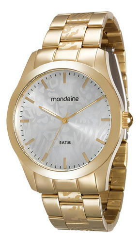 Relógio Mondaine 78684lpmvda1 Pulso Ouro Dourado Banhado