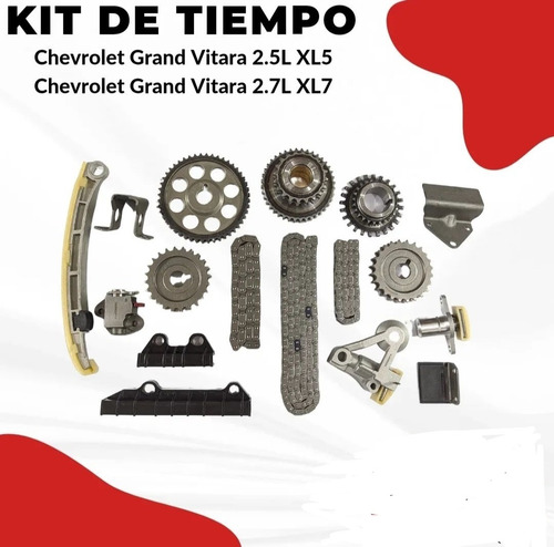 Kit De Tiempo Grand Vitara 2.5 Y Vitara 2.7