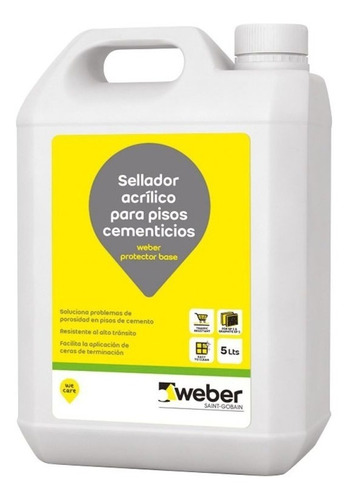 Sellador Weber Protector Base X 5lt