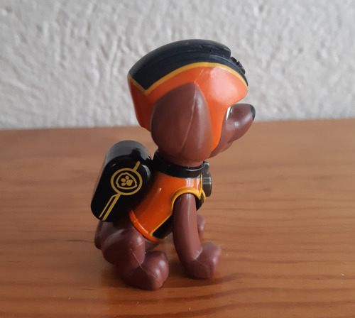Figura Paw Patrol Zuma Con Casco Negro 6 Cm (Usado)