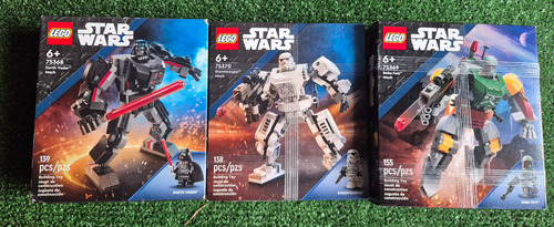 Lego Stormtrooper, Boba Fett Y Darth Vader Star Wars 138 (Usado)