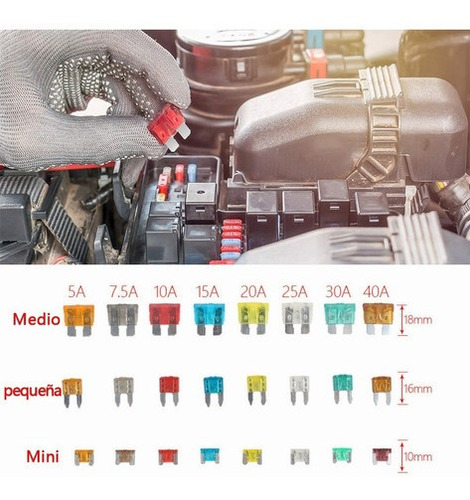 Juego De Fusibles De Coche Automotriz De 300 Piezas Con Caja
