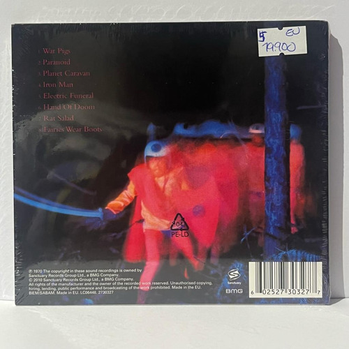 - Paranoid- Cd 2010 En Digipack Producido Por Sanctuary