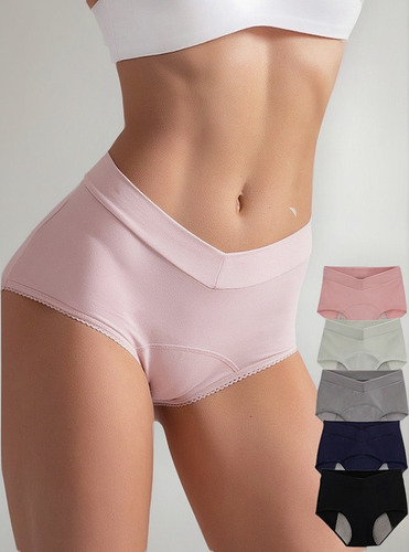 Bragas Menstruales A Prueba De Fugas De Talla Grande, 5 Piez