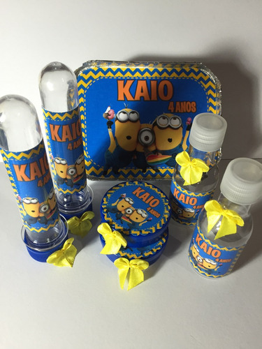 Kit Festa Personalizado Minions - Todos Os Temas !