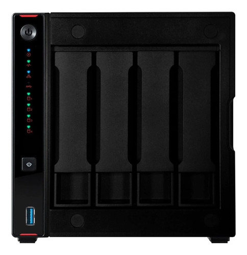 Servidor Nas Asustor As5404t Quad-core 2.0ghz 4gb Ddr4 S/hd