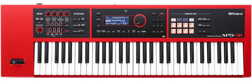 Teclado Sintetizador Roland Xps-30 Com 61 Teclas Vermelho