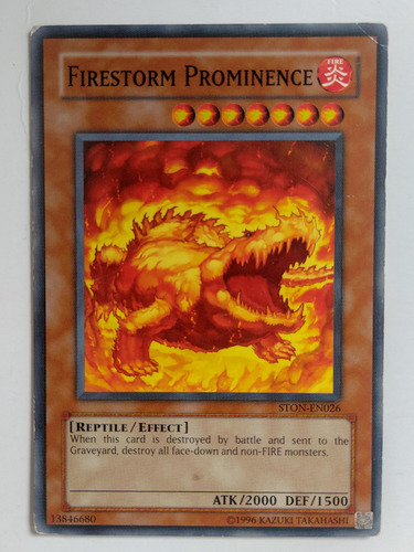 Yugioh! Tcg Firestorm Prominence Ston-en026