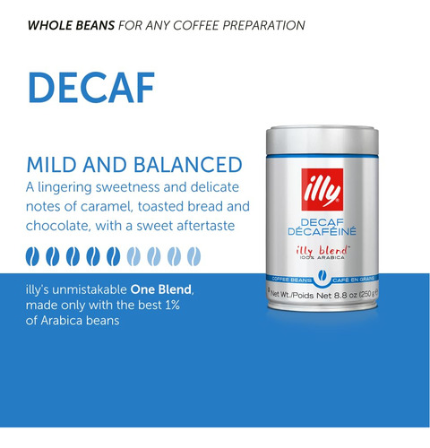 Café De Grano Entero Descafeinado Classico 250 G 100% Arábic