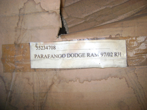 Guardafango Delantero Derecho (rh) Dodge Ram 97/04
