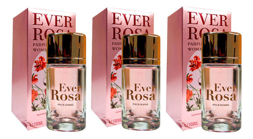 3 Vaporisateur Natural Spray Eau De Parfum - Ever Rosa