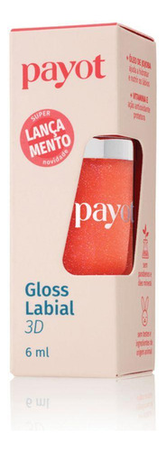 Gloss Labial 3d Brilhante Coral 10 Payot 6ml