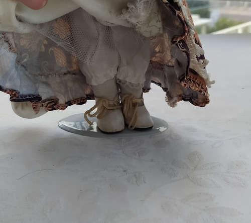 Muñeca Antigua Porcelana Hermosa, Impecable!! (Usado)
