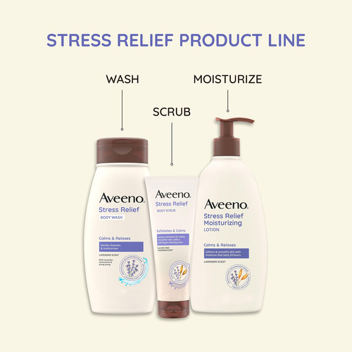 Loción Corporal Aveeno Stress Relief Hidratante 540 Ml (paqu