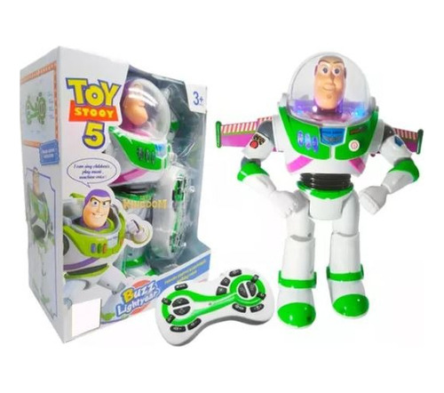 Buzz Lightyear A Control Remoto Camina Luces Sonido Juguete