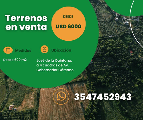 Vendo Lotes En José De La Quintana