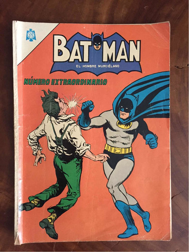 Antiguo Cómic Batman Número Extraordinario Faltan 9 Hojas !!
