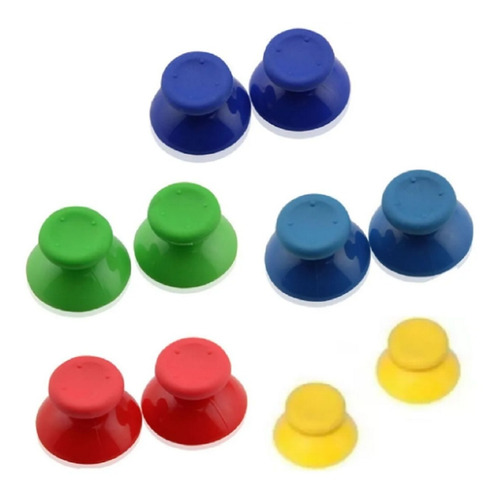 2 Tapa Capuchon Joystick Control Xbox 360 Colores Solidos