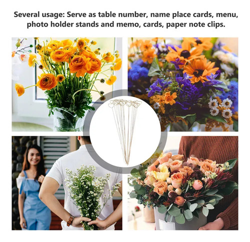 Porta-cartões Em Forma De Buquê De Flores, Número Da Mesa, 4
