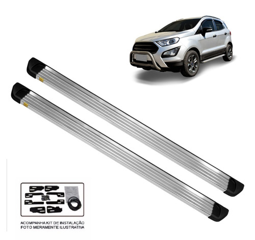 Estribo Ecosport 2013 A 2016 2017 2018 Plataforma Polido