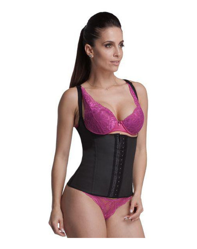 431 Corselet Em Cotton Emborrachado