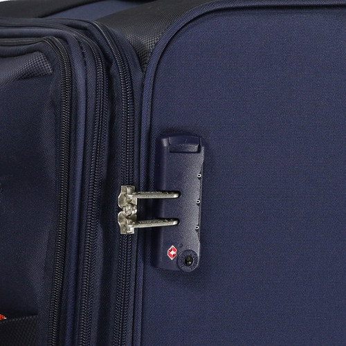 Valija American Tourister Fiji Grande Color Azul Lisa