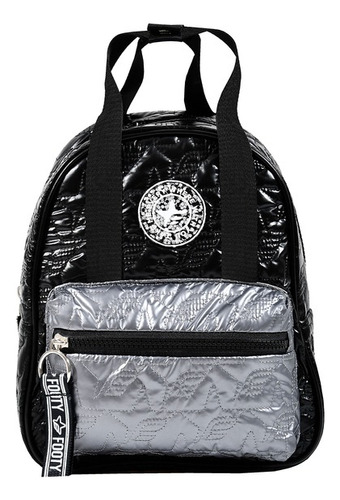 Mochilita Puffer, 12 Pulgadas, Espalda, Footy - 12672 Color Negro