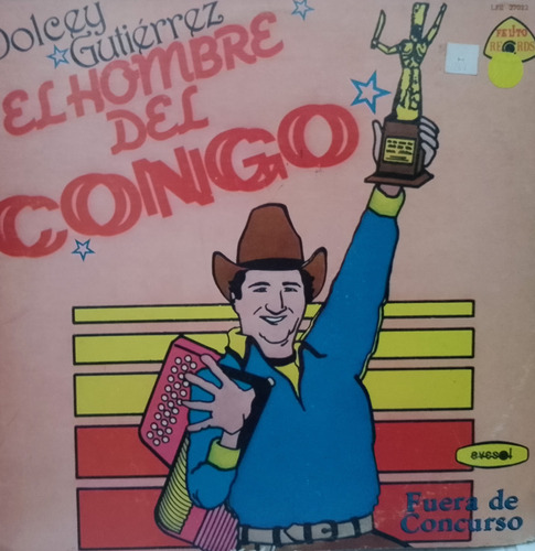 Disco Lp - Dolcey Gutiérrez / El Hombre Del Congo. Album 