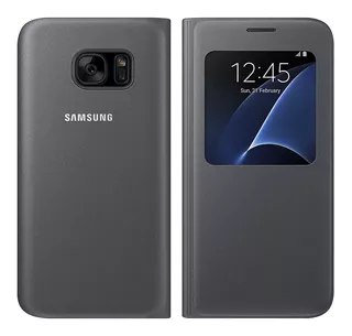 Case Samsung S-view Flip Cover Para Galaxy S7 Normal