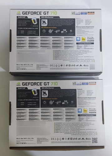 Imagen 2 de 2 de Tarjeta Video Msi Geforce Gt210 1gb Ddr3 64bit Dx10.1 Pci-e