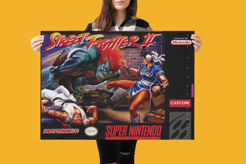 Superpôster Old!gamer - Super Nintendo - Street Fighter Ii, De Editora Europa., Vol. 1. Editorial Europa, Capa Mole, Edição 2024-08-20 00:00:00 Em Português